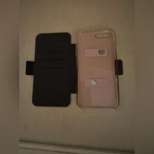 Mophie iPX Hold Force pink Base iPhone 7 Plus. case with magnetic wallet / cover